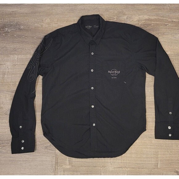 Hard Rock Hotel "Pattaya" Long Sleeve Button Down Shirt‎ - Large - Picture 1 of 15